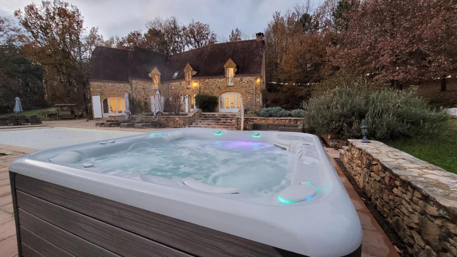 Luxury Chateau W. Pool & Hot Tub In Dordogne ベナック・エ・カズナック エクステリア 写真